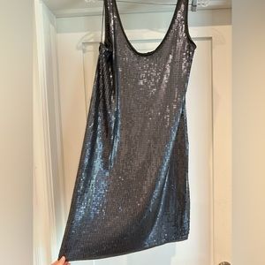 Vince sequin tank dress